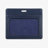  石碇藍證件套，烙印Logo、多功能名片袋