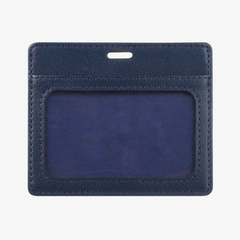  石碇藍證件套，烙印Logo、多功能名片袋