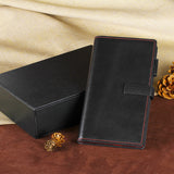 商務黑仿皮革工商日誌/筆記本