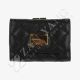 格菱紋精緻短夾