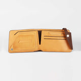 創意壓扣舌帶短夾