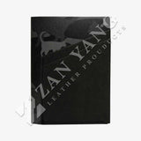 水洗牛皮 喵咪剪影護照夾