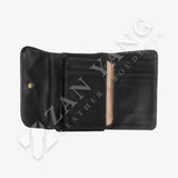 格菱紋精緻短夾