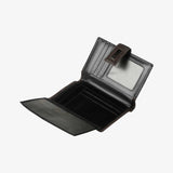 雙拚色細緻短夾