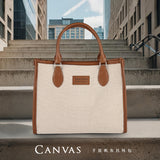 皮革滾邊托特提袋_立體袋