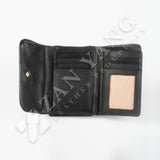 格菱紋精緻短夾