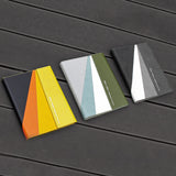 展現個性風格工商日誌，多色可選、個性分割色塊、進口PU皮紋、磁吸式五金書扣。