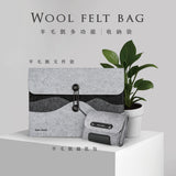 信封式繞繩羊毛氈合約包