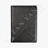 Black極致霧黑封套工商日誌，多功能內側口袋、名片卡袋、筆插