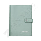 柔和綠活頁商務工商日誌/筆記本
