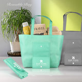 Tiffany藍網印環保折疊收納袋