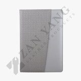 銀河編織封面收納精裝工商日誌，封面收納袋、平攤式內頁、冷石灰
