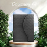 時尚菱格紋流線型交屋夾