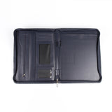 優質藍壓印拉鍊交屋包