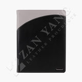 品名﹘拉鍊交屋包 材質﹘進口PU仿皮紋． 烙印．金屬LOGO 特色﹘壓印、燙色、金屬銘板、拉鍊、立體資料袋、A4資料袋三孔活頁夾、開窗名片套、A4資料袋、筆插