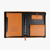 金茶菊真皮手提交屋包