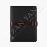 沉黑皮帶扣交屋包，壓印、立體資料袋、鑰匙牌皮扣、開窗名片套、活頁夾、筆插