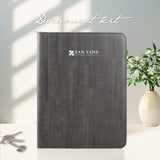 仿木紋質感拉鍊交屋包