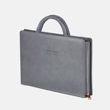 馬皮紋提把拉鍊交屋包