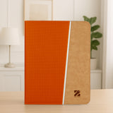 編織皮革併料拉鍊交屋包