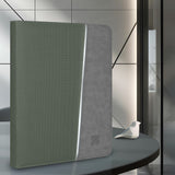 編織皮革併料拉鍊交屋包