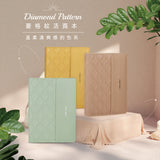 簡約菱格紋活頁工商日誌-筆記本