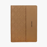 簡約菱格紋活頁工商日誌-筆記本