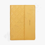 簡約菱格紋活頁工商日誌-筆記本