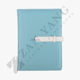 淡雅穿入扣帶活頁工商日誌