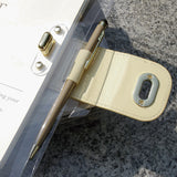 時尚INS風工商日誌，進口透明PU、荔枝皮紋、筆插。