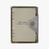 小清新透明款工商日誌，大理石紋PU皮紋、拉鍊式多功能收納袋。