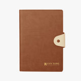 皮革壓扣工商日誌／筆記本