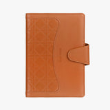 菱格紋美拉德色系工商日誌-筆記本