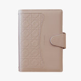 菱格紋美拉德色系工商日誌-筆記本