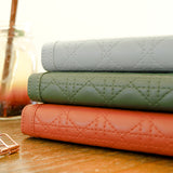 菱格紋美拉德色系工商日誌-筆記本