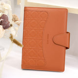 菱格紋美拉德色系工商日誌-筆記本