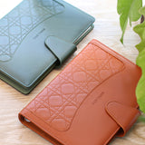 菱格紋美拉德色系工商日誌-筆記本