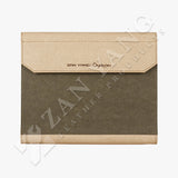 水洗牛皮紙與皮紋三折活頁工商日誌，冷石灰