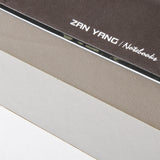 大地色系工商日誌，磁吸式五金書扣、進口PU皮紋。