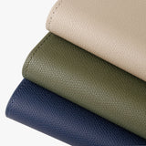 中性簡約設計工商日誌，進口PU仿真皮紋、內層柔滑 PU皮紋。