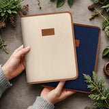 帆布拉鍊工商日誌/筆記本