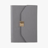 莫蘭迪配色工商日誌，焦糖棕、內層柔滑 PU皮紋、進口PU荔枝皮紋、筆插。