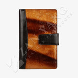 深咖色大理石紋工商日誌，筆插、烙印、多功能收納袋、名片夾、開窗名片