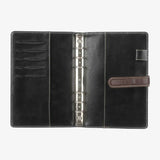 深色金屬扣帶工商日誌/筆記本