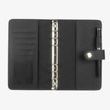 低調黑色系工商日誌，筆插、烙印、多功能收納袋、名片夾