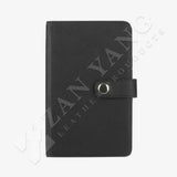 低調黑色系工商日誌，筆插、烙印、多功能收納袋、名片夾