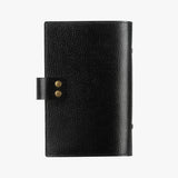 輕巧便利扣帶款工商日誌，背面，多功能收納、六孔夾具