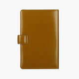 舒適暖色活頁工商日誌，多功能收納袋、筆插、開窗名片、烙印