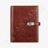 古典文雅工商日誌，多功能收納袋、開窗名片、筆插、磁吸五金書扣、烙印