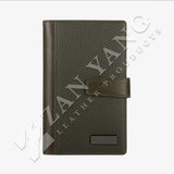 綠色立體格紋工商日誌/筆記本